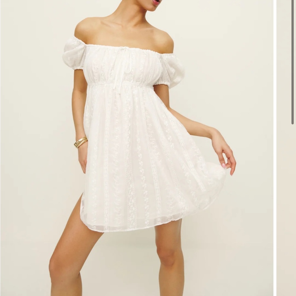 Reformation Renna Dress White - Size 4